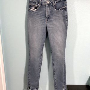 Women’s jeans GOOD AMERICAN BLUE distressed JEANS SKINNY SZ 4/27
